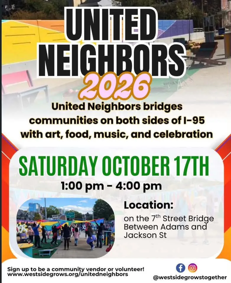 Flyer for United Neighbors 2026
